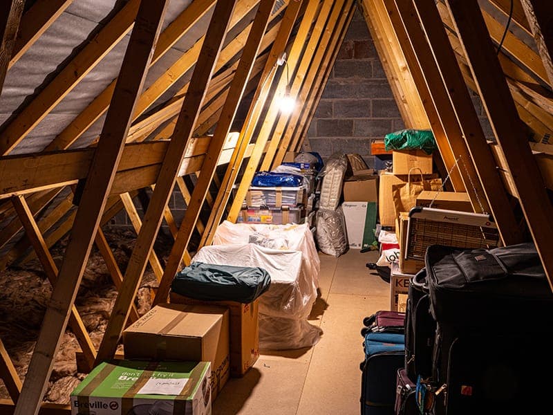 Attic Cleanout in Rockville Centre, New York.